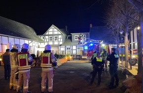Freiwillige Feuerwehr Lehrte: FW Lehrte: Brand im Restaurant in Aligse