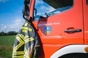 Feuerwehr Hünxe: FW Hünxe: Einsatz für das Mehrzweckboot