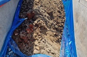 Hauptzollamt Ulm: HZA-UL: Illegale Abfallverbringung gestoppt