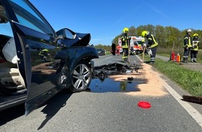 Feuerwehr Flotwedel: FW Flotwedel: Verkehrsunfall mit Todesfolge - Zwei PKW kollidieren auf L311 zwischen Eicklingen und Wienhausen