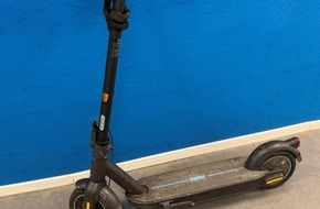 Bundespolizeiinspektion Bremen: BPOL-HB: Bundespolizisten stellen gestohlenen E-Scooter sicher