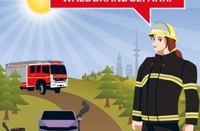 Feuerwehr Hamburg: FW-HH: Feuerwehr Hamburg warnt vor steigender Gras- und Waldbrandgefahr
