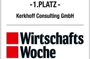 Kerkhoff Consulting: WirtschaftsWoche Award Best of Consulting 2017 / 1. Platz für Kerkhoff Consulting in der Kategorie Supply Chain Management