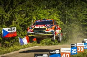 Finnland-Rallye: Erneutes WRC2-Podium für Škoda-Crew Robert Virves und Jakko Viilo