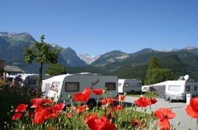 Alpenregion Bludenz Tourismus GmbH: Camping in Vorarlberg 2012 mit neuen Angeboten - BILD