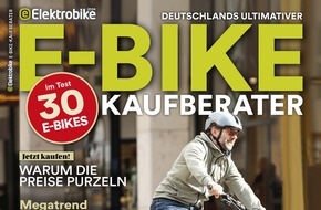 Motor Presse Stuttgart, ELEKTROBIKE: Wann ist die beste Zeit, ein E-Bike zu kaufen? / Das Magazin Elektrobike meint: jetzt!