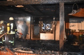 Polizeiinspektion Stade: POL-STD: Brand eines Wohnhauses in Fredenbeck