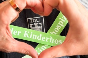 Hauptzollamt Gie&szlig;en: HZA-GI: ZOLL zeigt Solidarit&auml;t mit Kinderhospizarbeit