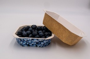 Schumacher Packaging GmbH: Stackpack: Schumacher Packaging stellt papierbasierte Top-Seal-Schale für empfindliches Obst und Gemüse vor