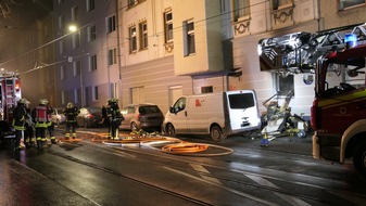 Feuerwehr Dortmund: FW-DO: Wohnungsbrand mit einer verletzten Person in Dortmund Mitte