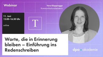 dpa-Akademie: Grundlagen des Redenschreibens - Stilmittel f&uuml;r das Verfassen von Reden