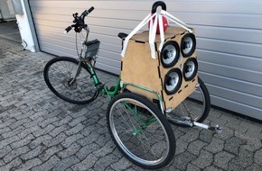 Polizei Wolfsburg: POL-WOB: Dreiradfahrer mit Discoanlage und 2,59 Promille unterwegs