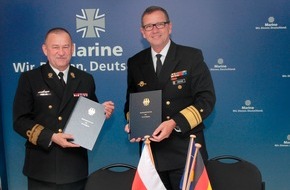 Presse- und Informationszentrum Marine: Polnische und deutsche Marinen beschließen historisch einmalige Uboot-Kooperationsvereinbarung