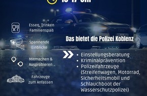 Polizeipr&auml;sidium Koblenz: POL-PPKO: Blaulichttag Koblenz - Die Blaulichtfamile l&auml;dt ein