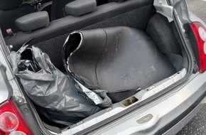 Bundespolizeiinspektion Flensburg: BPOL-FL: Grenzkontrolle Bundespolizei - "Popcorn" war Marihuana