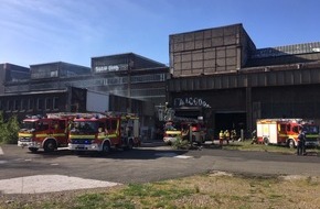 Feuerwehr Dortmund: FW-DO: Rauchentwicklung aus einer leerstehenden Industriehalle