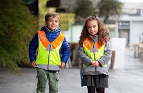 Touring Club Schweiz/Suisse/Svizzero - TCS: Die Sicherheitsweste LUMI wird Kinder auf dem Schulweg begleiten