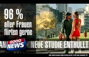 AXE Unilever: Frühlingsgefühle 2012: Frauen kriegen einfach nicht genug / Aktuelle AXE Umfrage: 96% der Frauen flirten für ihr Leben gern, 77% sind bereit für Sex in der ersten Nacht (mit Bild)