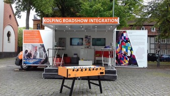 Kolping Deutschland gGmbH: Roadshow zum Thema Integration von Gefl&uuml;chteten zu Besuch in Bonn-Bad Godesberg