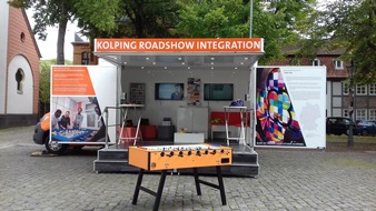 Kolpingwerk Deutschland gGmbH: Roadshow zum Thema Integration von Geflüchteten zu Besuch in Bonn-Bad Godesberg
