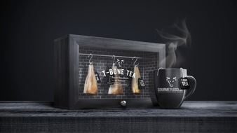 Schulte-Sohn: T-Bone Tea: Das erste Steak, das man trinken kann / GOURMETFLEISCH.DE stellt weltweit erste Fleischbrühe im Teebeutel vor