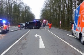 Kreispolizeibehörde Oberbergischer Kreis: POL-GM: 250220-150: Zwei Schwerverletzte bei Frontalzusammenstoß auf der L 320