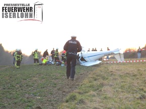 FW-MK: Flugzeugabsturz in Iserlohn