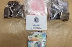 Polizeipräsidium Nordhessen - Kassel: POL-KS: 2,2 Kilogramm Haschisch, Ecstasy und mutmaßliches Drogengeld bei Wohnungsdurchsuchung beschlagnahmt