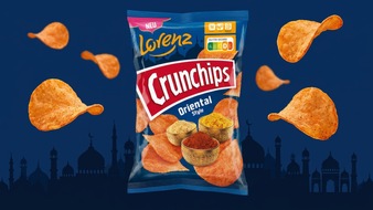 Lorenz Snacks GmbH & Co KG: PRESSEMITTEILUNG: Crunchips erweitert Sortiment um neue Sorte &bdquo;Oriental Style&ldquo;