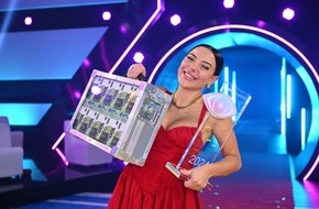 SAT.1: Leyla Lahouar feiert den Sieg von "Promi Big Brother", Superstreamer Joyn feiert "Promi Big Brother"-Rekorde