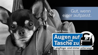 Kreispolizeibehörde Euskirchen: POL-EU: Augen auf und Tasche zu! Langfinger sind immer unterwegs - Polizei Euskirchen informiert zur Prävention von Taschendiebstählen