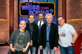 ARD Das Erste: Das Erste: Auf Spurensuche: 
Miroslav Nemec und Michael Fitz bei "Wer weiß denn sowas?" 
Das Wissensquiz vom 29. Januar bis 2. Februar 2018 um 18:00 Uhr im Ersten