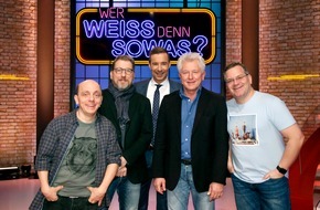 ARD Das Erste: Das Erste: Auf Spurensuche: 
Miroslav Nemec und Michael Fitz bei "Wer weiß denn sowas?" 
Das Wissensquiz vom 29. Januar bis 2. Februar 2018 um 18:00 Uhr im Ersten