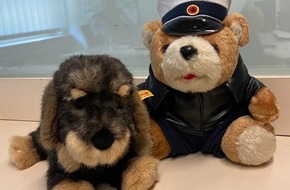Kreispolizeibehörde Rhein-Kreis Neuss: POL-NE: Stofftierhund gefunden - "Fridolin" möchte wieder nach Hause
