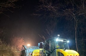 Feuerwehr Hattingen: FW-EN: Umgestürzter Baum sorgt für zweistündigen Einsatz der Feuerwehr Hattingen