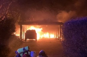 Kreisfeuerwehrverband Pinneberg: FW-PI: 50 Eins&auml;tze f&uuml;r die Feuerwehren im Kreis Pinneberg zum Jahreswechsel - Etwas weniger als im Vorjahr und weniger Gro&szlig;br&auml;nde