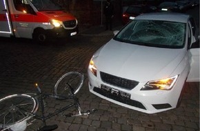 Polizeidirektion Neustadt/Weinstraße: POL-PDNW: Vorfahrtsberechtigten Fahrradfahrer übersehen