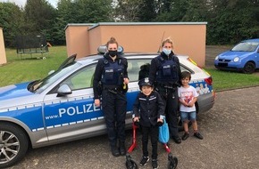 Polizeidirektion Trier: POL-PDTR: Polizei Idar-Oberstein erfüllt 7-jährigem Jungen aus dem OT Weierbach seinen Herzenswunsch