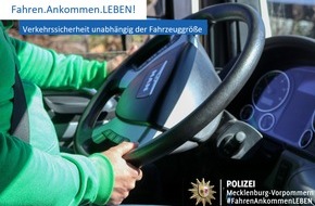 Polizeipräsidium Rostock: POL-HRO: Start der Verkehrskontrollen "Fahren.Ankommen.LEBEN!" mit den Schwerpunkten "Vorfahrt/Vorrang" sowie "Kontrolle Güterverkehr"