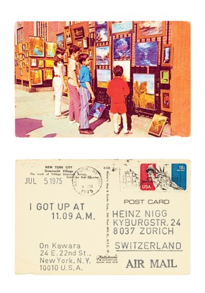 On On Kawara | Einladung zum Presserundgang am 26. August um 11 Uhr, Kunstzone Lokremise St.Gallen