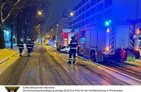 Feuerwehr München: FW-M: Schnee - Regen - Rutschgefahr (Stadtgebiet)