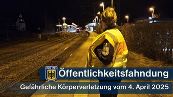 Bundespolizeidirektion München: Bundespolizeidirektion München: Öffentlichkeitsfahndung Bundespolizei sucht Gewalttäter