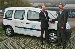 Renault Suisse SA: Gemeinde Urdorf setzt auf das Elektrofahrzeug Renault Kangoo Z.E. (BILD/ANHANG)