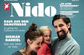 Gruner+Jahr, Nido: Sigmar Gabriel im NIDO-Interview: "Auch als Politiker muss man das Recht auf ein Familienleben haben"