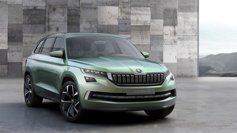 Skoda Auto Deutschland GmbH: Auto-Salon Genf: SKODA elektrisiert mit neuer Studie (FOTO)