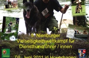 Polizeiinspektion Nienburg / Schaumburg: POL-NI: Wettkampf der Polizeihunde und der Diensthundführer - Polizei lädt Zuschauer ein -Bild im Download-