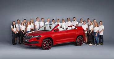 SKODA SUNROQ: SKODA Auszubildende stellen fünftes Azubi Concept Car vor (FOTO)