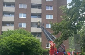 Feuerwehr Neuss: FW-NE: Küchenbrand im dritten Oberschoss eines Mehrfamilienhauses | Keine Verletzten