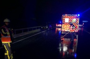 Feuerwehr Bochum: FW-BO: Zwei Verkehrsunfälle auf der A40