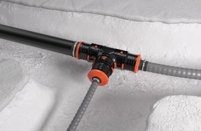 REHAU Industries SE & Co. KG: REHAU CLIP-FLEX-Muffe: Starkes Bindeglied für das Nahwärmenetz